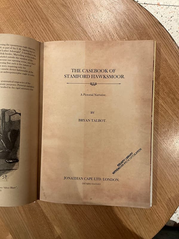 The Casebook of Stamford Hawksmoor By Bryan Talbot