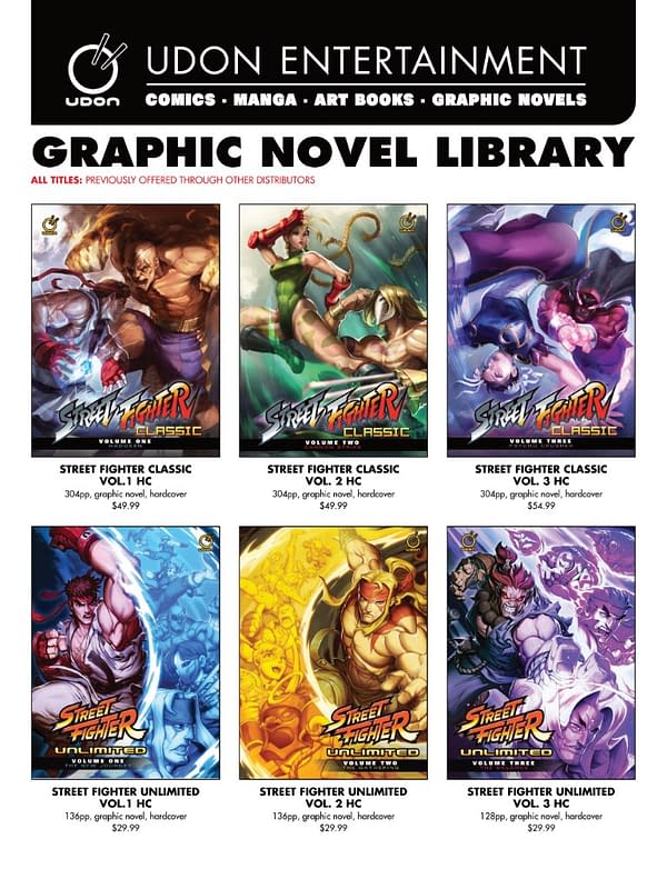 Udon Studios March 2026 Full Solicits And Solicitations