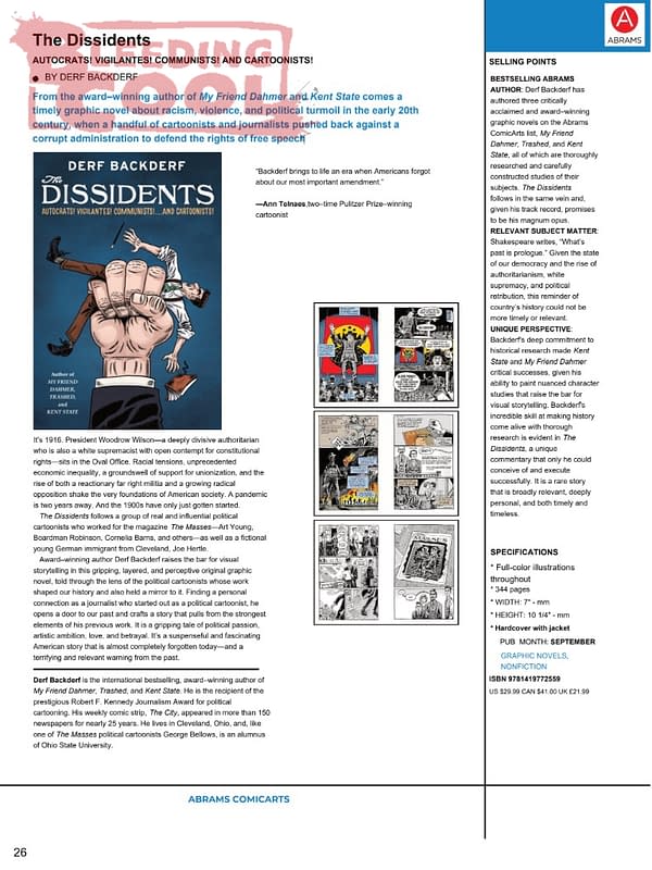Abrams Official Full September 2026 Solicits And Solicitations