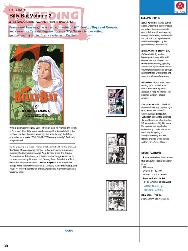 Abrams Official Full September 2026 Solicits And Solicitations
