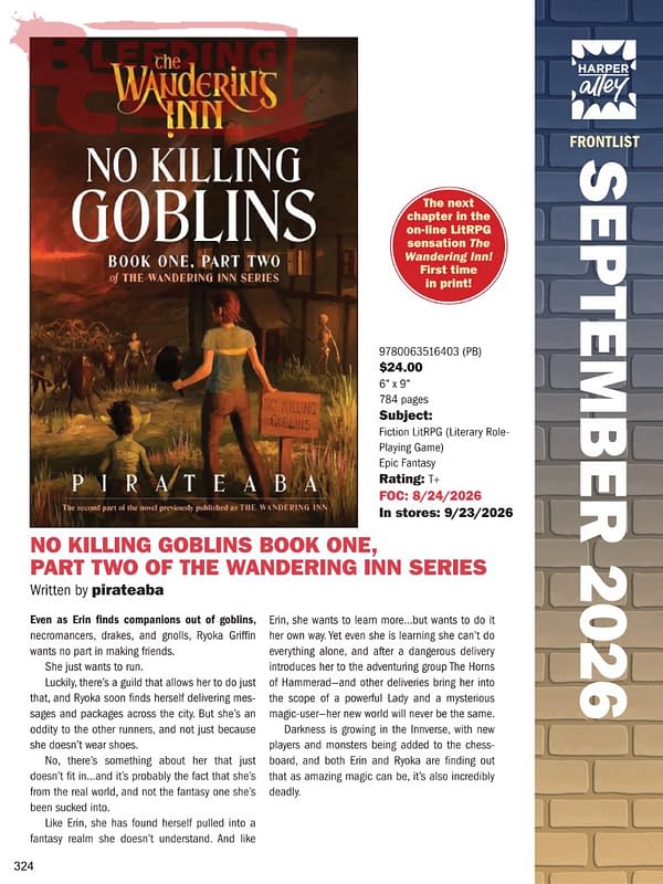 Harper Collins Official Full September 2026 Solicits And Solicitations