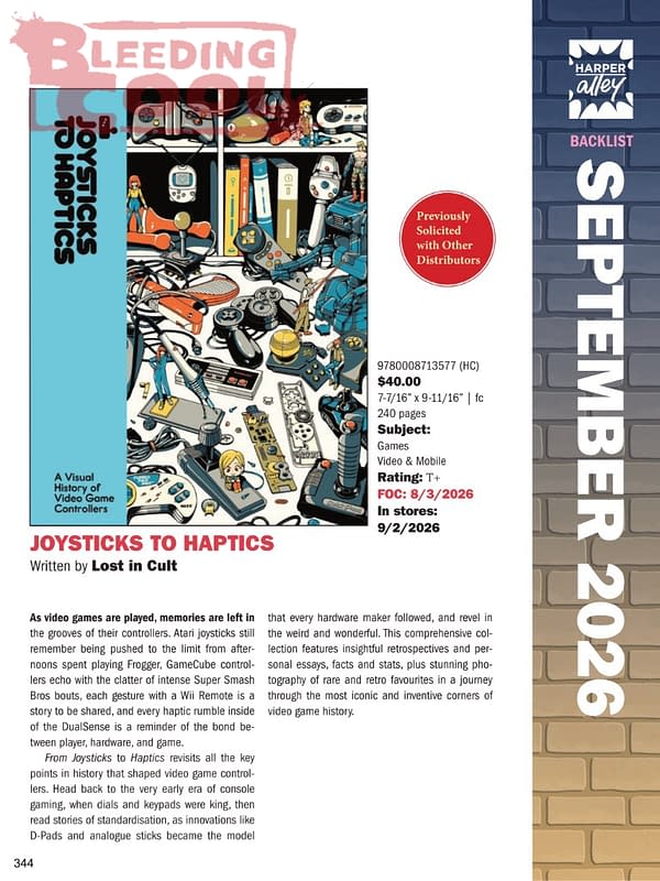 Harper Collins Official Full September 2026 Solicits And Solicitations