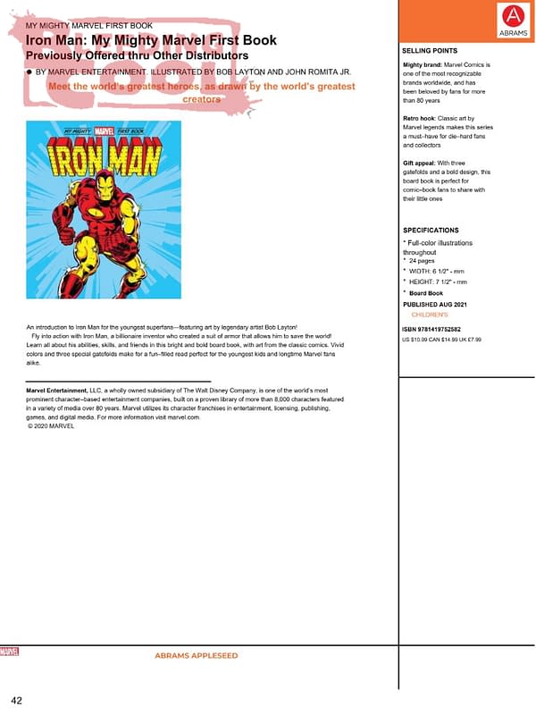Abrams Official Full September 2026 Solicits And Solicitations