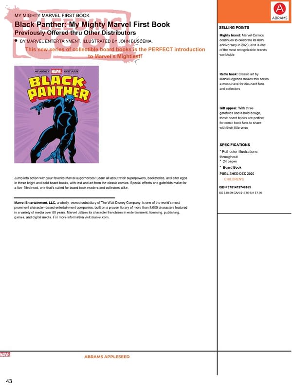 Abrams Official Full September 2026 Solicits And Solicitations