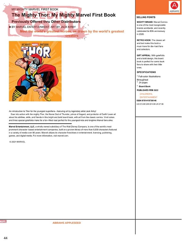 Abrams Official Full September 2026 Solicits And Solicitations