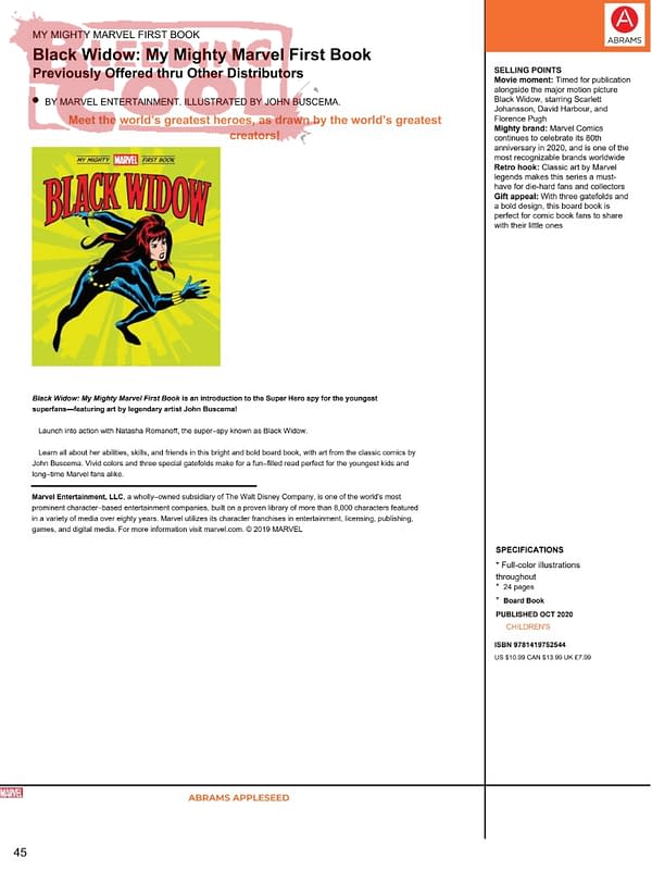 Abrams Official Full September 2026 Solicits And Solicitations