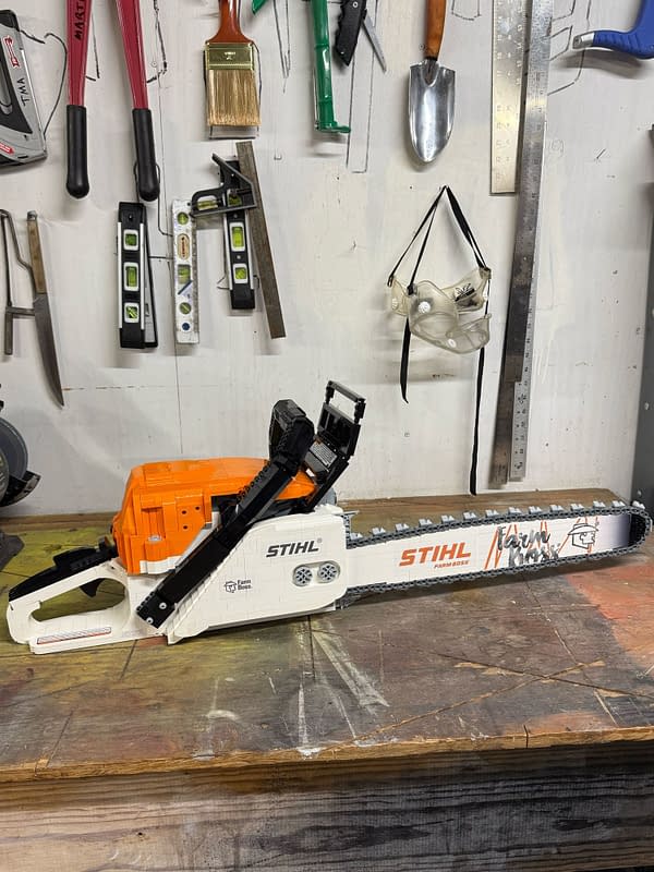 Interview: Tyler Clites Talks Making Custom LEGO STIHL Boss Chainsaw