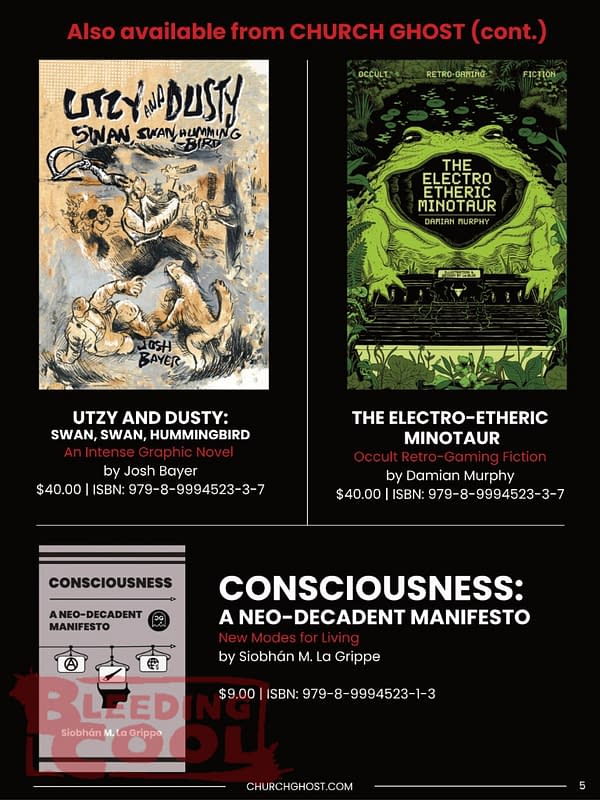 Church Ghost November 2026 Solicits And Solicitations