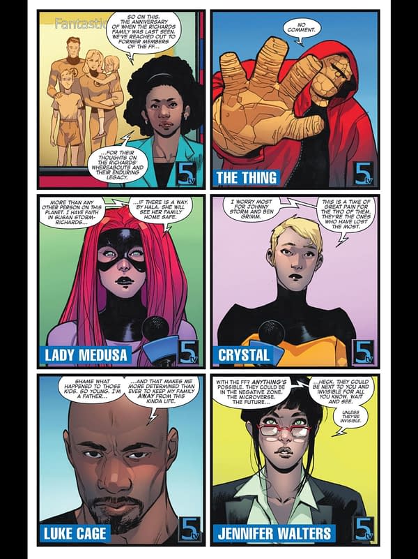 Fantastic Four #1 Changes First Page in New Preview