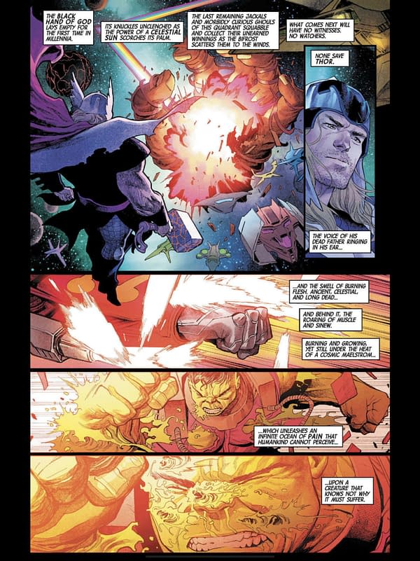Tony Stark's Next Armor Is Bigger Than Usual In Hulk/Thor Banner War (Spoiler Preview)
