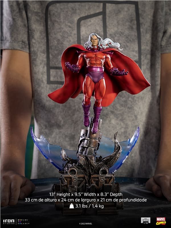 Magneto Continues Xavier's Legacy with New Iron Studios AoA Statue 