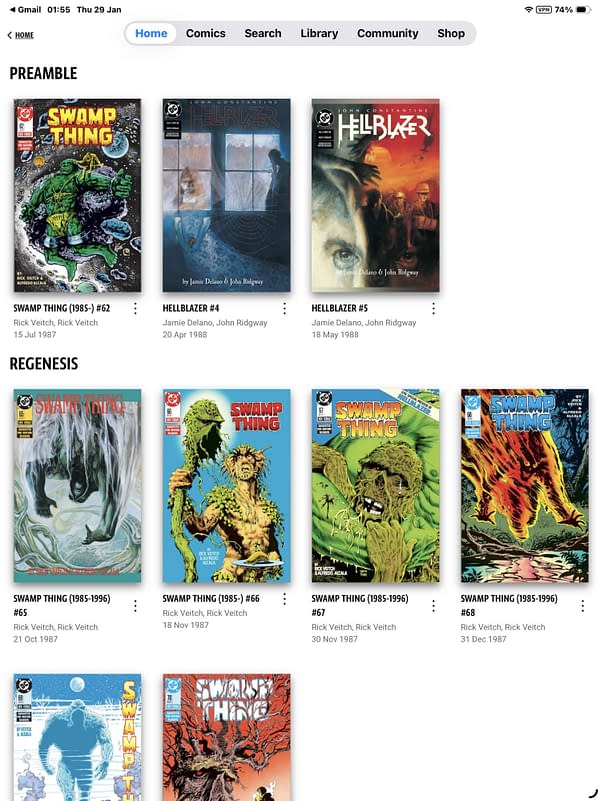 DC Comics Gives Away All Of Rick Veitch's Swamp Thing For Free