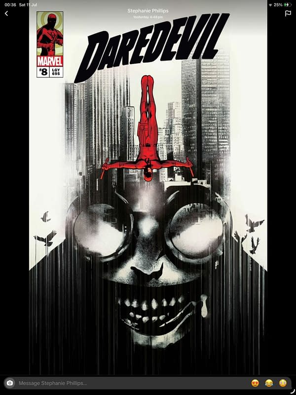 Stephane Phillips Reveals Lee Garbett's New Daredevil Design On TikTok