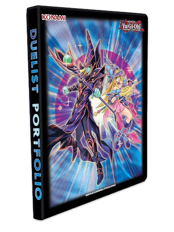 Yu-Gi-Oh! Dark Magician Duelist Portfolio, courtesy of Konami.