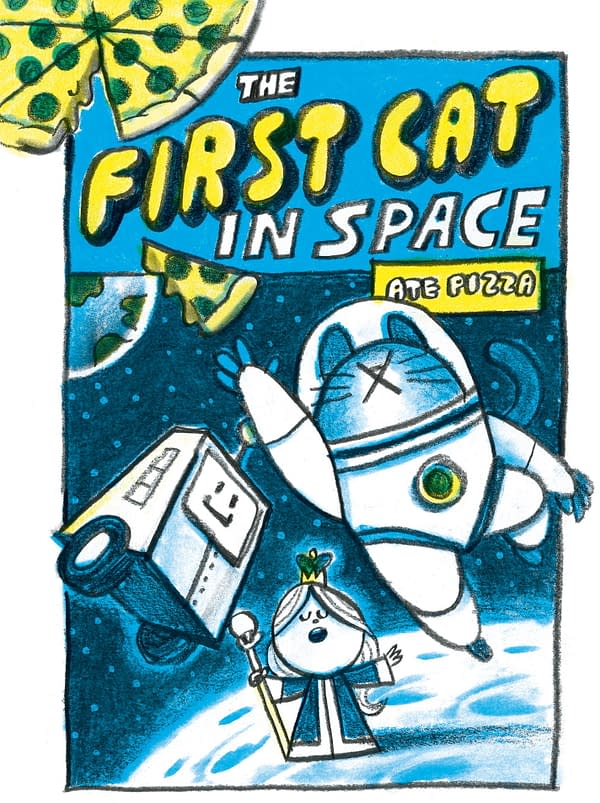Mac's Book Club Show Gets a Graphic Novel spin-off, The First Cat In Space Ate Pizza