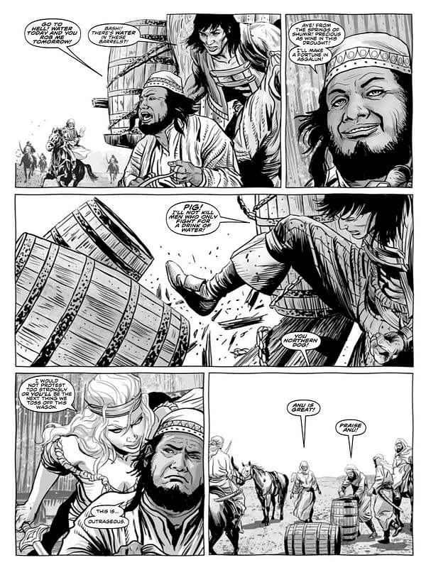Interior preview page from Savage Sword of Conan #9