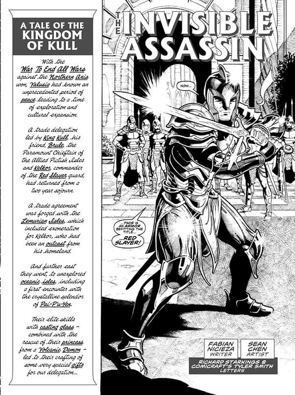 Interior preview page from Savage Sword of Conan #9