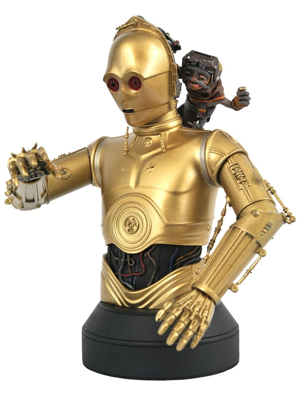 Star Wars C-3PO and Asajj Ventress Receive Gentle Giant Busts