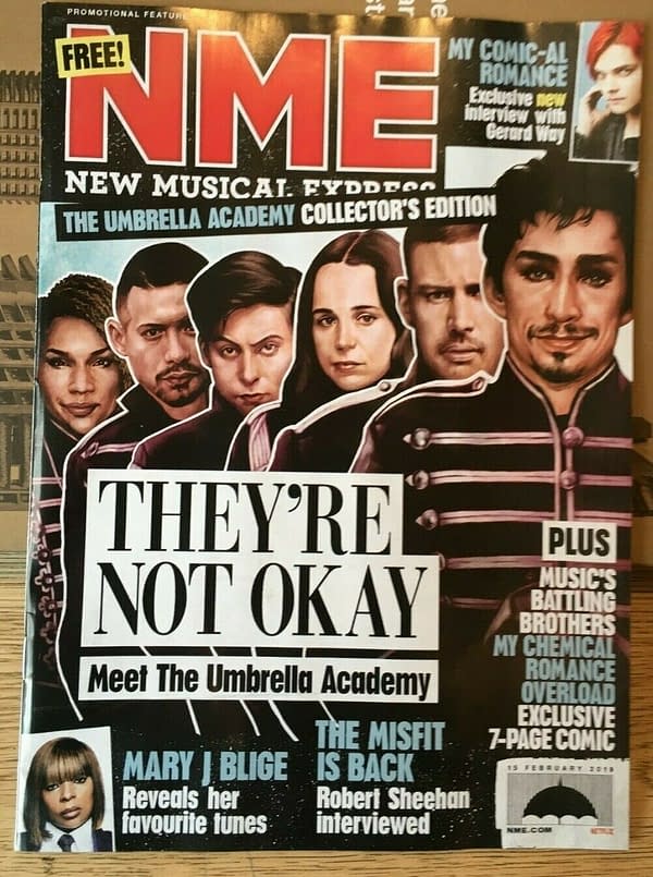 The Umbrella Academy Got a Special Issue of NME With Gerard Way &#8211; and a Comic Too