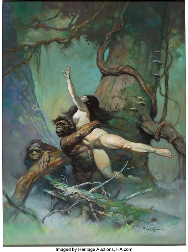 Frank Frazetta's Captive Princess Paitning Has Bids For Half A Million