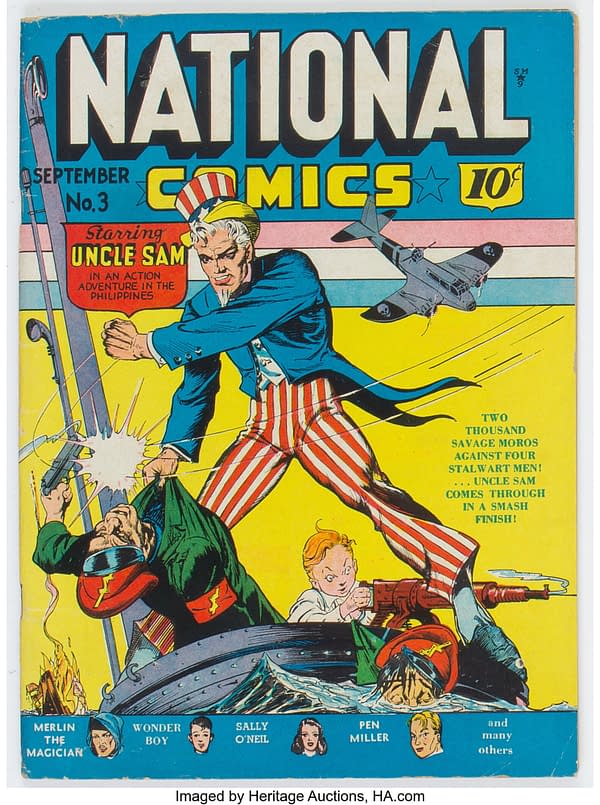 Will Eisner's Final Uncle Sam in National Comics #3