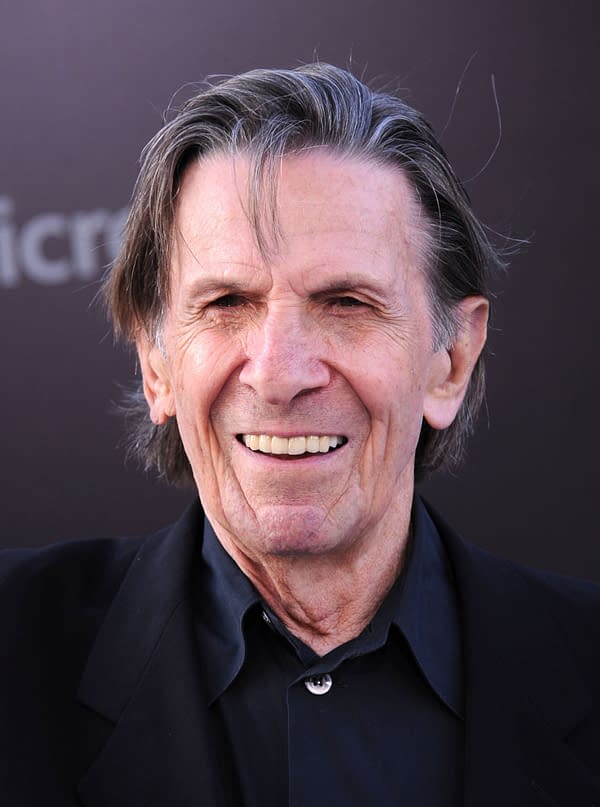 LOS ANGELES - MAY 14: Leonard Nimoy arrives to the "Star Trek Into Darkness" Los Angeles Premiere on May 14, 2013 in Hollywood, CA (DFree/Shutterstock.com)