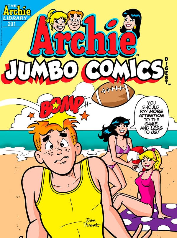 Previews of All Archie Comics Hitting Stores This Week (Which is Actually Just Archie Jumbo Comics Digest #291)