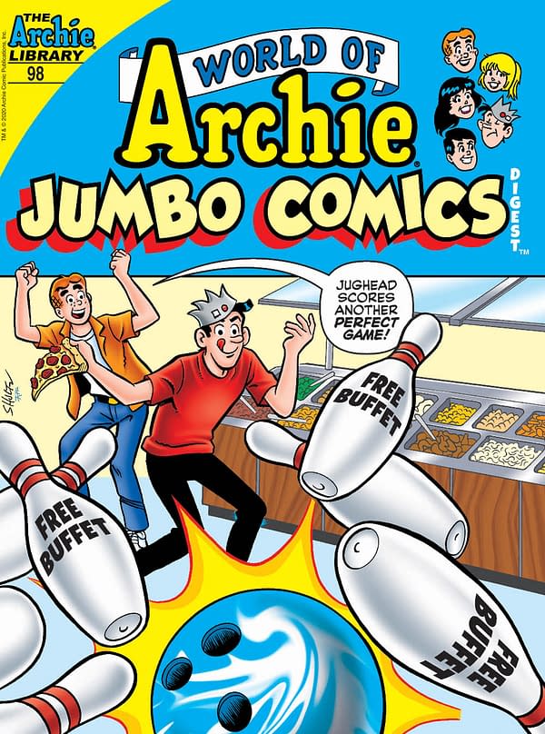 The Cover to World of Archie Jumbo Comics Digest #98, featuring art by Jeff Shultz and Rosario 