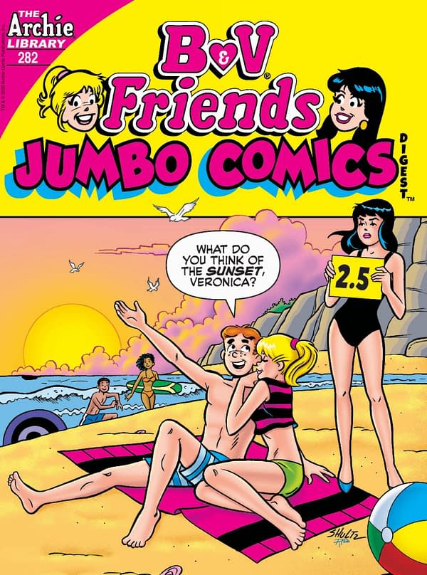 The cover of B&V Friends Jumbo Comics Digest #282.