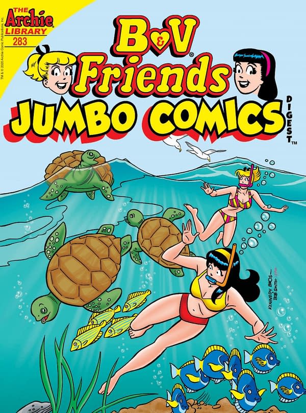 The cover of B&V Friends Jumbo Comics Digest #283.