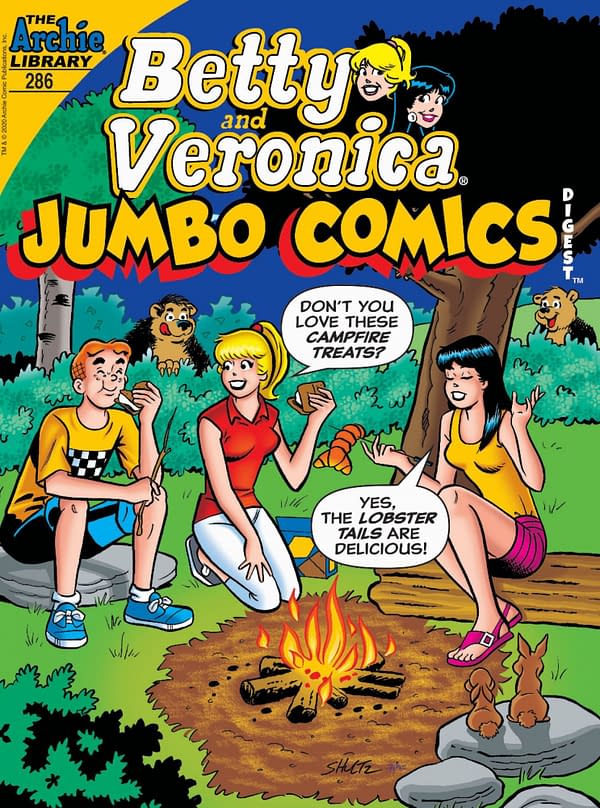 The cover of Betty and Veronica Jumbo Comics Digest #286.