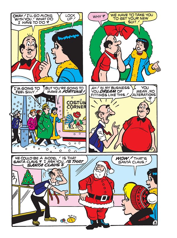 Interior preview page from Archie Showcase Digest #9: Christmas in July