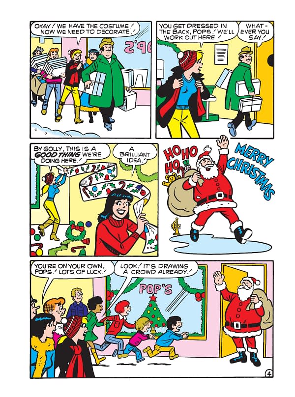 Interior preview page from Archie Showcase Digest #9: Christmas in July