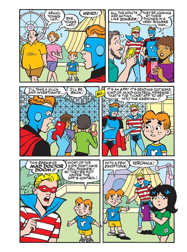 Interior preview page from Archie Jumbo Comics Digest #342