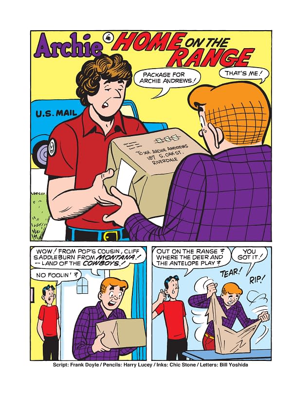 Interior preview page from Archie Jumbo Comics Digest #343