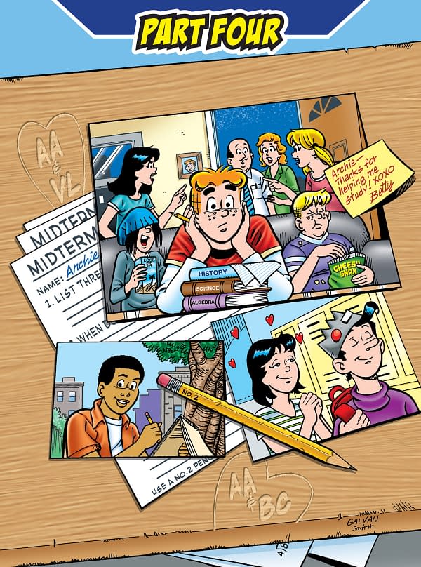 Interior preview page from Archie Showcase Jumbo Digest #15: Freshman Year