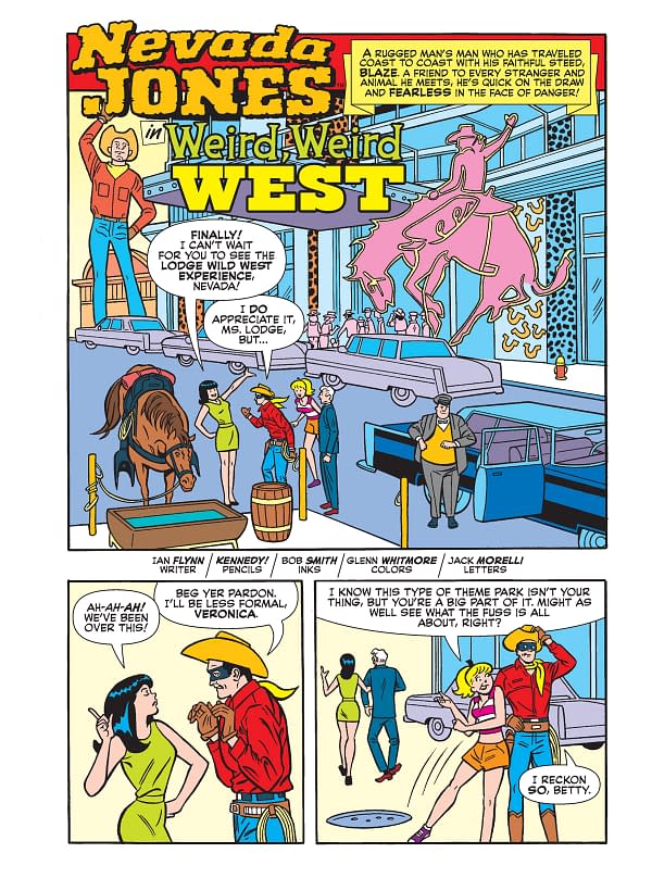 Betty and Veronica Jumbo Comics Digest #317 Preview: Westworld Style