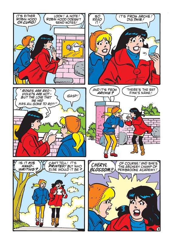 Interior preview page from Archie Showcase Digest #17: Archie's Valentine's Special