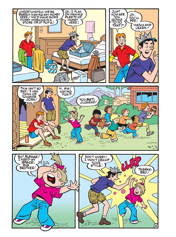 Interior preview page from Archie Milestones #24: Jughead Summer Splash