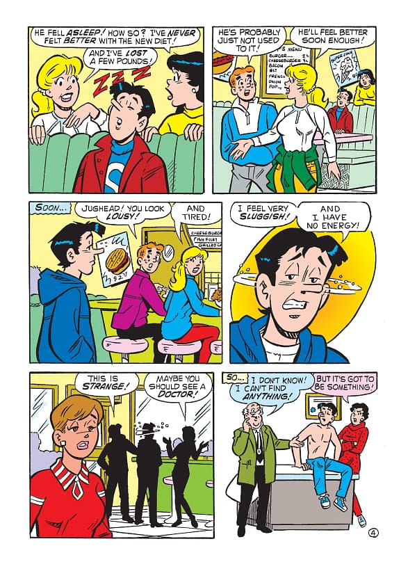 Interior preview page from Archie Milestones Jumbo Digest #27: Jughead's New Year's Bash