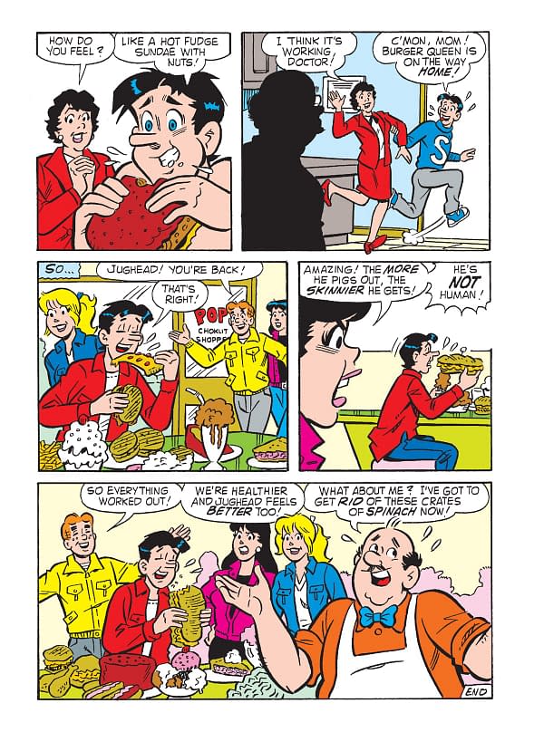 Interior preview page from Archie Milestones Jumbo Digest #27: Jughead's New Year's Bash