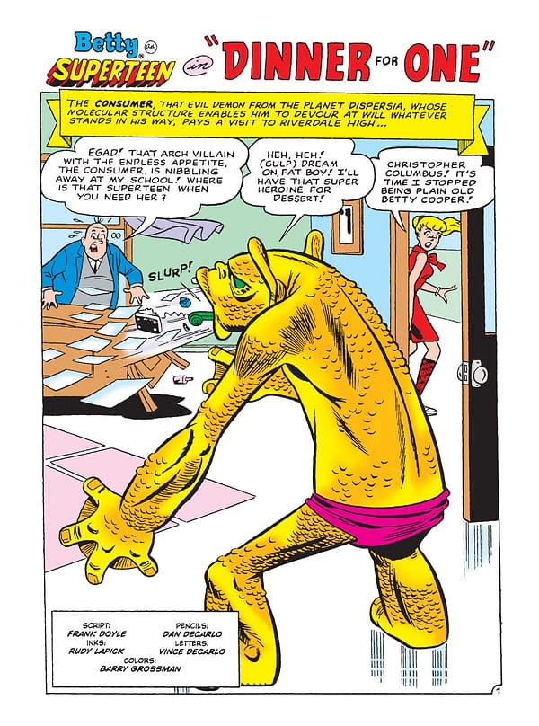Interior preview page from Archie Milestones Digest #29: Jughead's Superhero Special
