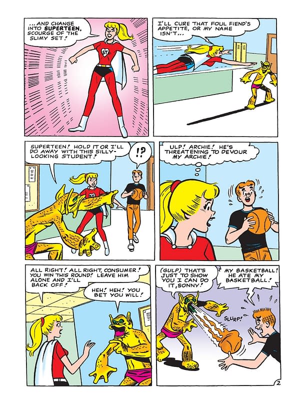 Interior preview page from Archie Milestones Digest #29: Jughead's Superhero Special