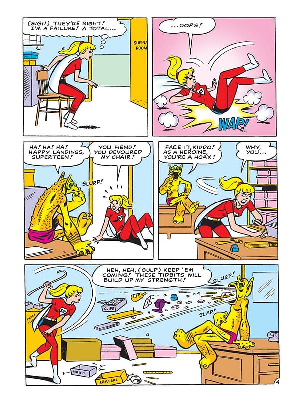 Interior preview page from Archie Milestones Digest #29: Jughead's Superhero Special