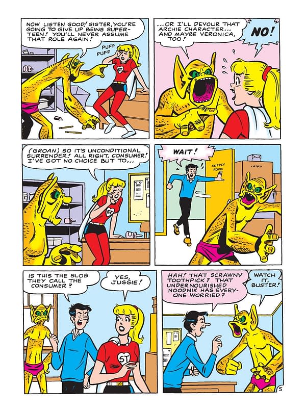 Interior preview page from Archie Milestones Digest #29: Jughead's Superhero Special
