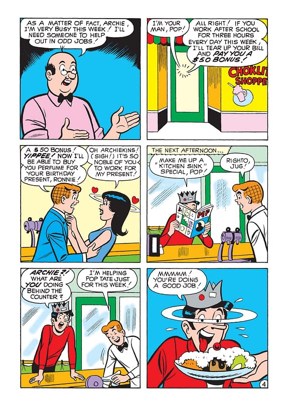 Interior preview page from Archie Jumbo Comics Digest #333