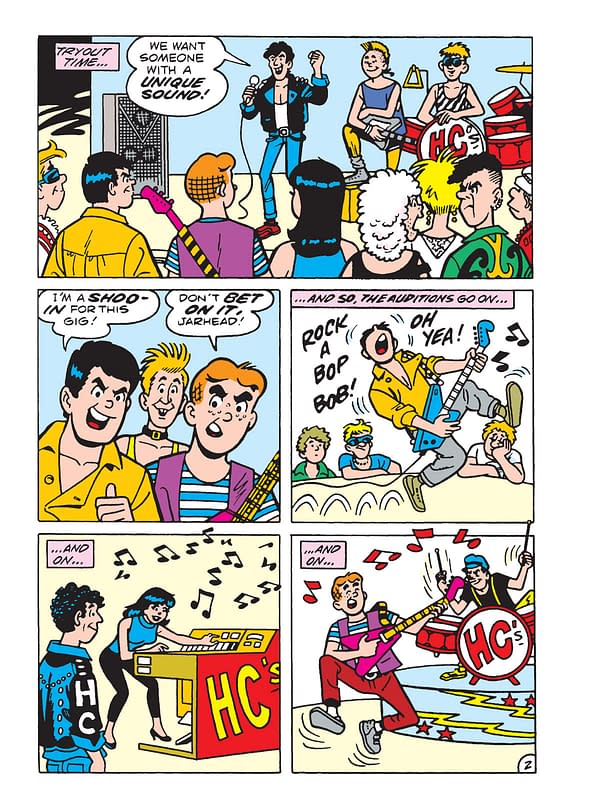 Interior preview page from Archie Milestones Jumbo Comics Digest #17: Best Of The 1980s