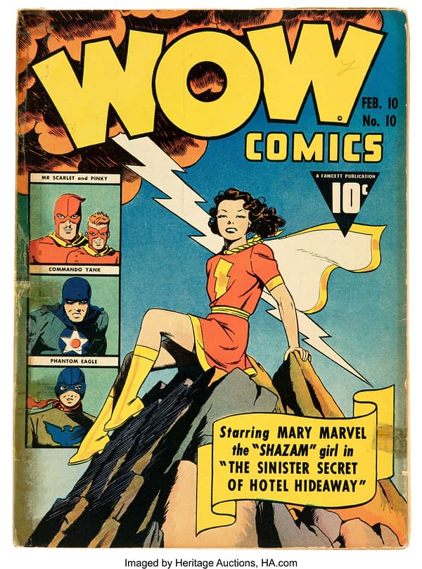 Wow Comics #10 Has Best Mary Marvel Cover Ever At Heritage Auctions