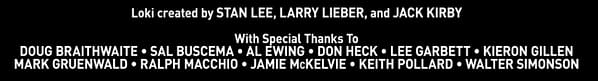 The Comic Book "Special Thanks" Credits For Loki S01E01