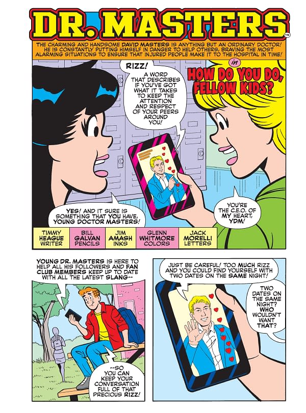 Interior preview page from Archie Jumbo Comics Digest #353